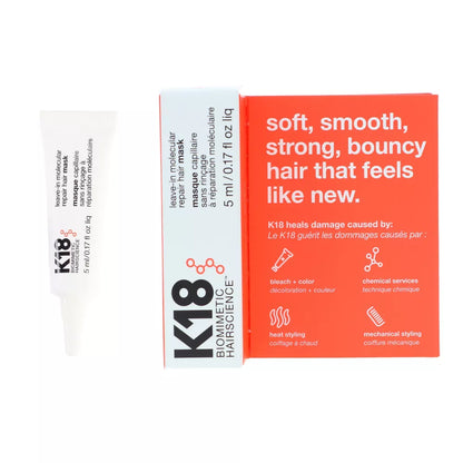 K18 Leave-In Molecular Repair Hair Mask 0.17 oz