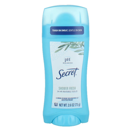 Secret (Shower Fresh) Invisible Solid Deodorant 2.6oz