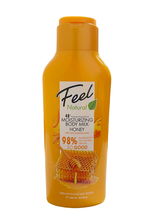 Feel Natural Honey Moisturizing Body Milk 200ml