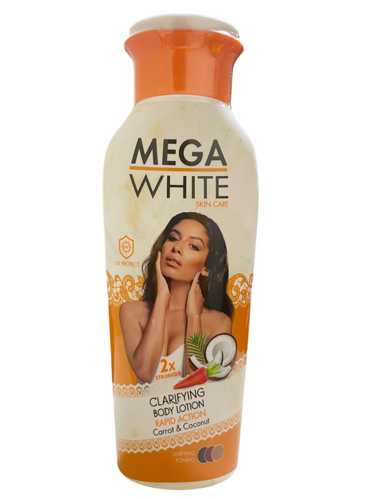 Mega White Carrot Rapid Action Clarifying Body lotion 7.7oz