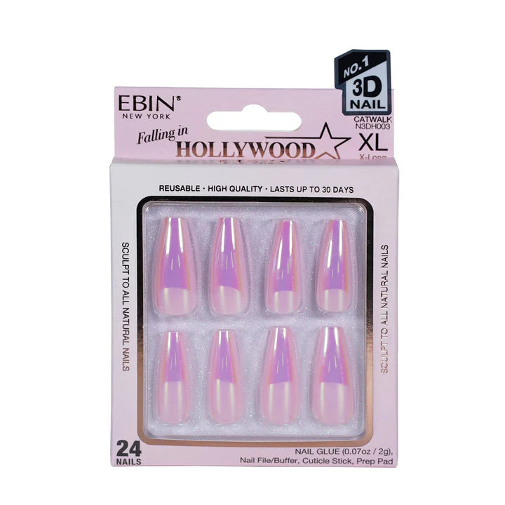 Ebin Hollywood Catwalk (XL) Natural Nails