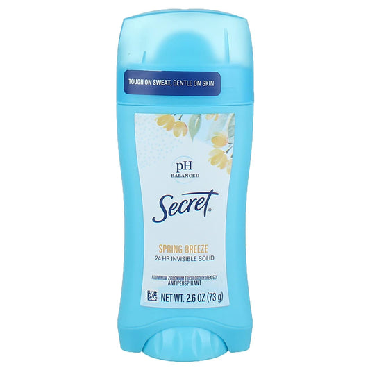 Secret (Spring Breeze) Invisible Solid Deodorant 2.6oz