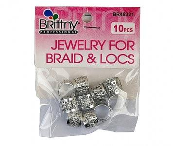 Brittny Jewelry Braids and Locks (Silver ) - USA Beauty