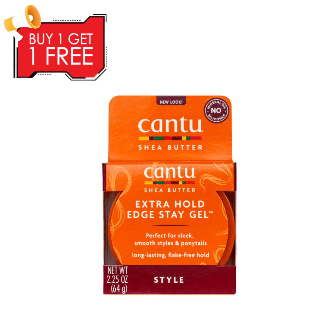 Cantu-Shea-Butter-For-Natural-Hair-Extra-Hold-Edge-Stay-Gel-2-25Oz-64G - USA Beauty