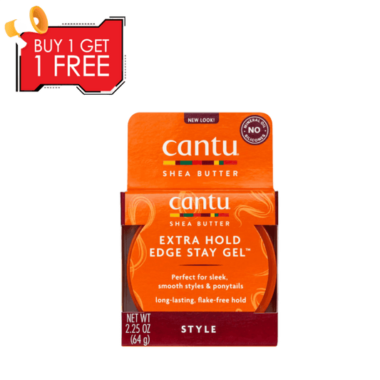 Cantu-Shea-Butter-For-Natural-Hair-Extra-Hold-Edge-Stay-Gel-2-25Oz-64G - USA Beauty