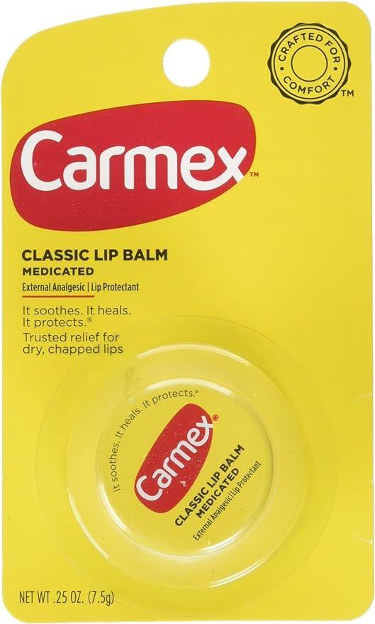 Carmex Classic Lip Balm Medicated, 0.25 oz - USA Beauty