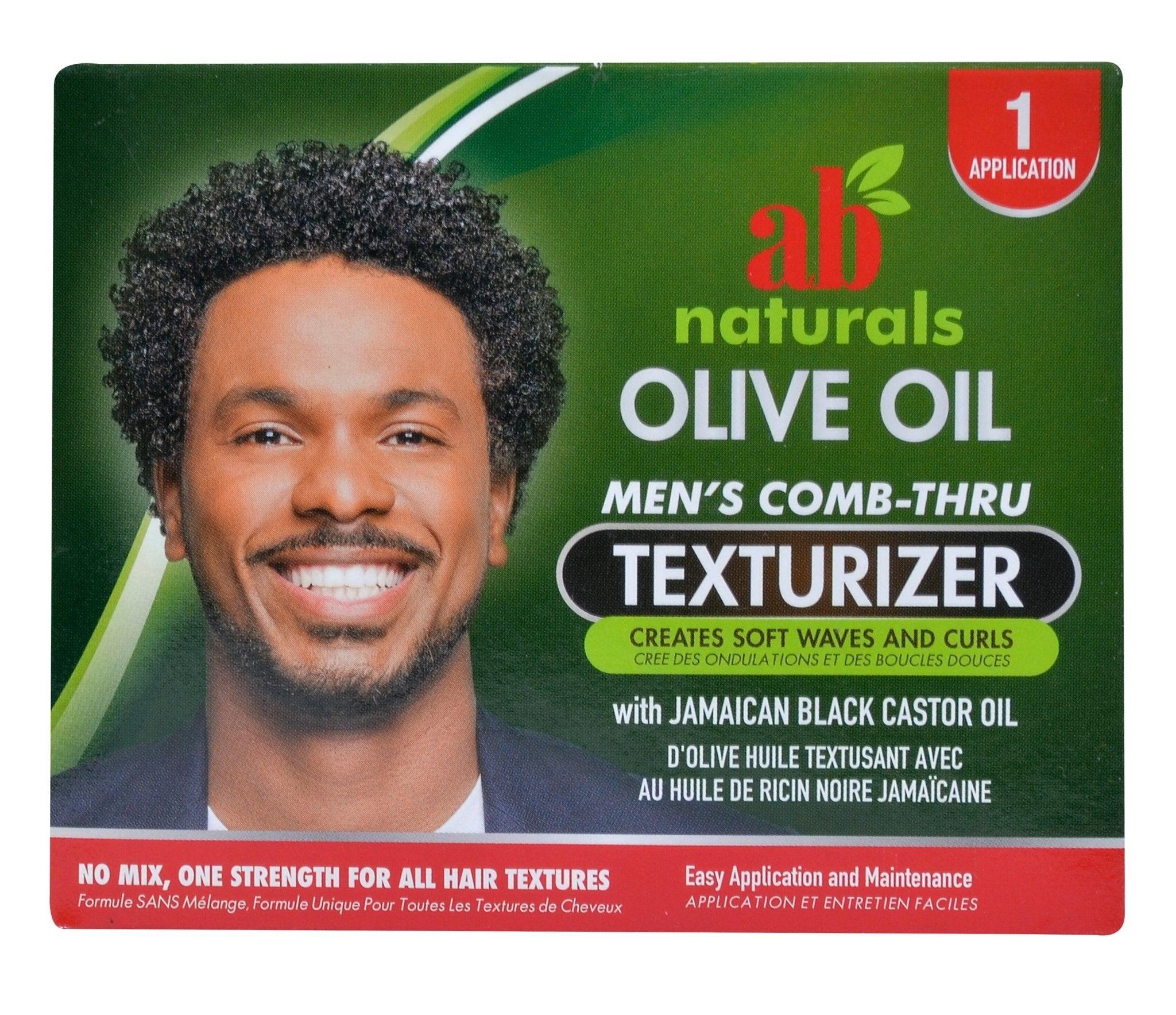 Ab Naturals Olive Oil Texturizer with Jamaican Black Castor Oil for Men - USA Beauty Imports Online