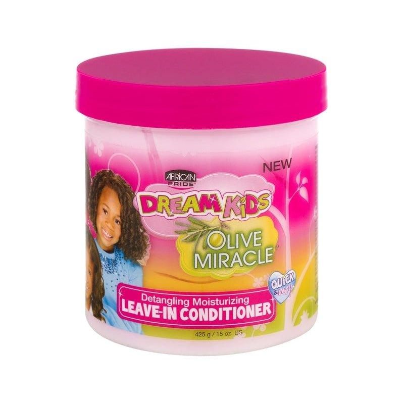 African-Pride-Dream-Kids-Olive-Miracle-Detangling-Moisturizing-Leave-In-Conditioner-15-Oz-425G - African Beauty Online