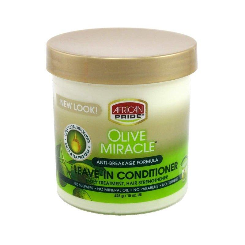 African-Pride-Olive-Miracle-Anti-Breakage-Formula-Leave-In-Conditioner-15Oz-425G - African Beauty Online