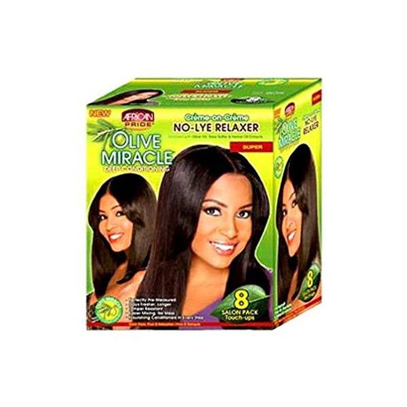 African-Pride-Olive-Miracle-Deep-Conditioning-No-Lye-Relaxer-8-Touch-Up-Coarse - African Beauty Online
