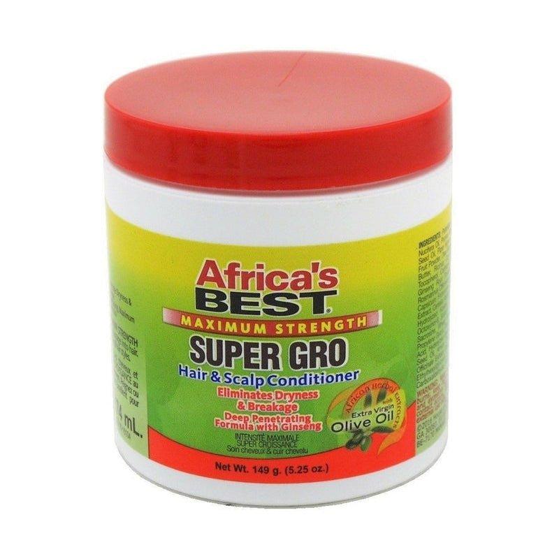 Africas-Best-Maximum-Strength-Super-Gro-Hair-Scalp-Conditioner-5-25-Oz-149G - African Beauty Online