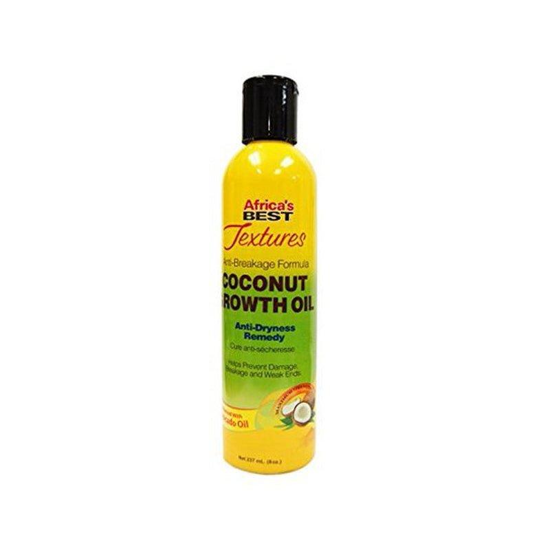 Africas-Best-Textures-Anti-Breakage-Coconut-Growth-Oil-Anti-Dryness-Remedy-8Oz-237Ml - African Beauty Online