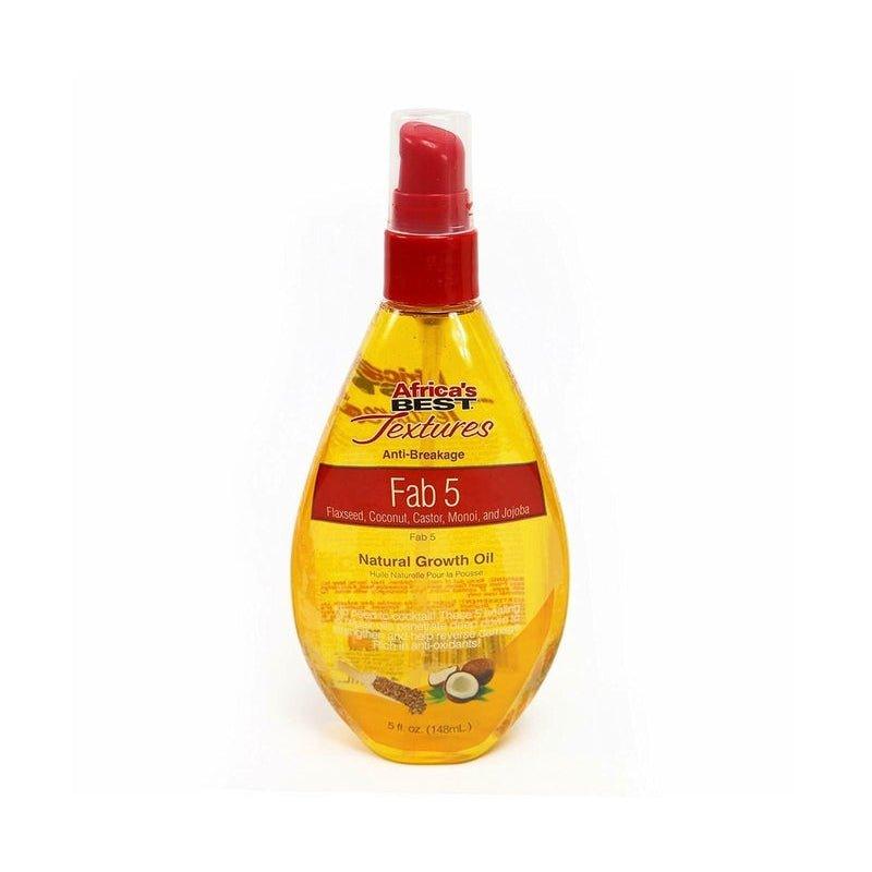 Africas-Best-Textures-Anti-Breakage-Fab-5-Natural-Growth-Oil-5Oz-148Ml - African Beauty Online