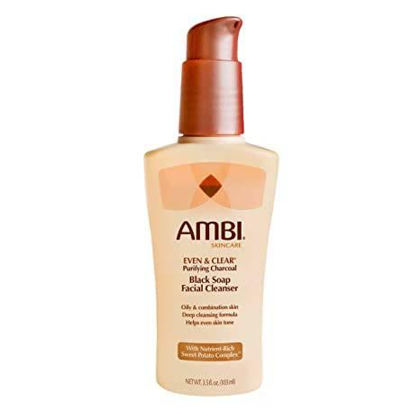 Ambi Even & Clear Black Soap Facial Cleanser 3.5oz - African Beauty Online