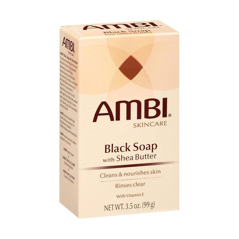 Ambi-Skin-Care-Black-Soap-With-Shea-Butter-3-5Oz - African Beauty Online