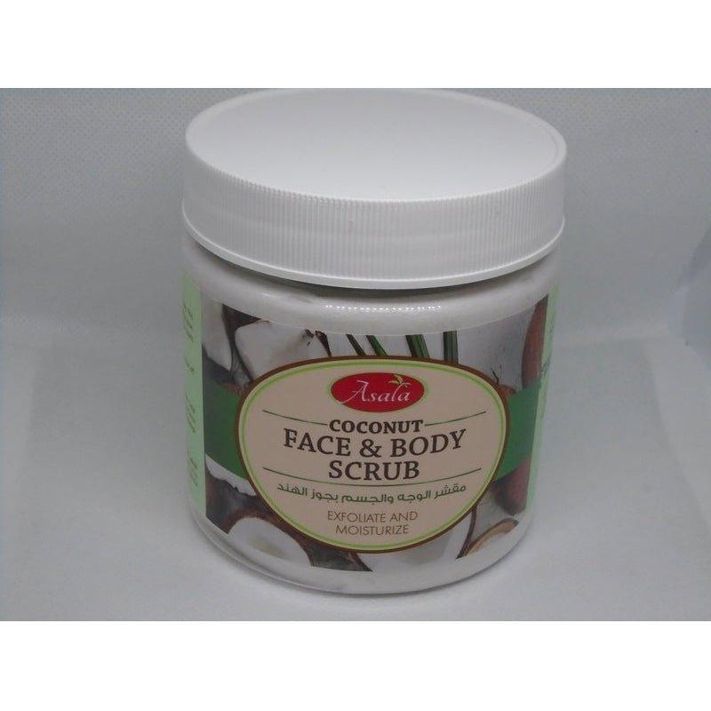 Asala-Coconut-Face-Body-Scrub-Exfoliate-And-Moisture - African Beauty Online