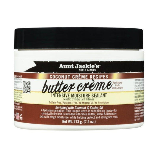 Aunt-Jackie-S-Curls-Coils-Coconut-Creme-Recipes-Butter-Creme-Intensive-Moisture-Sealant-7-5Oz-213G - African Beauty Online