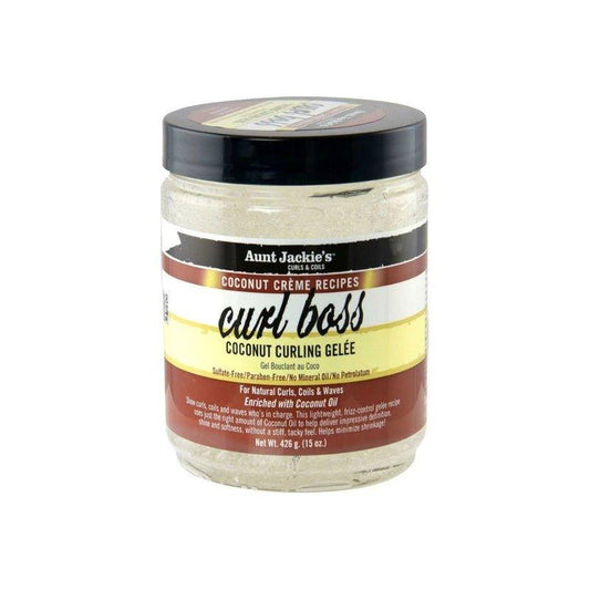 Aunt-Jackie-S-Curls-Coils-Coconut-Creme-Recipes-Curl-Boss-Coconut-Curling-Gelee-15Oz-426G - African Beauty Online
