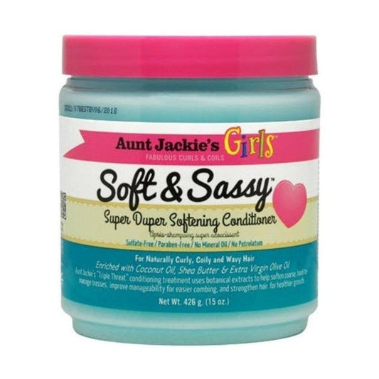 Aunt-Jackies-Girls-Soft-And-Sassy-Super-Duper-Softening-Conditioner-15Oz-426G - African Beauty Online