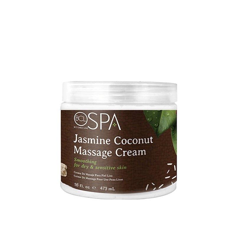 Bcl-Spa-Jasmine-Coconut-Massage-Cream-16Oz - African Beauty Online