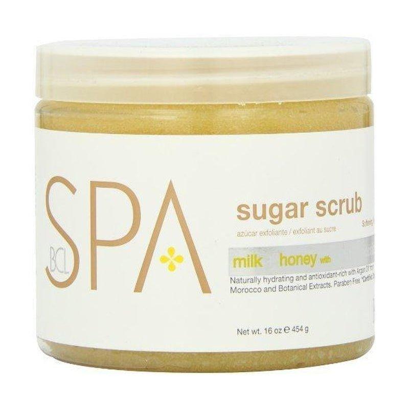 Bcl-Spa-Milk-Honey-With-White-Chocolate-Sugar-Scrub-16Oz - African Beauty Online