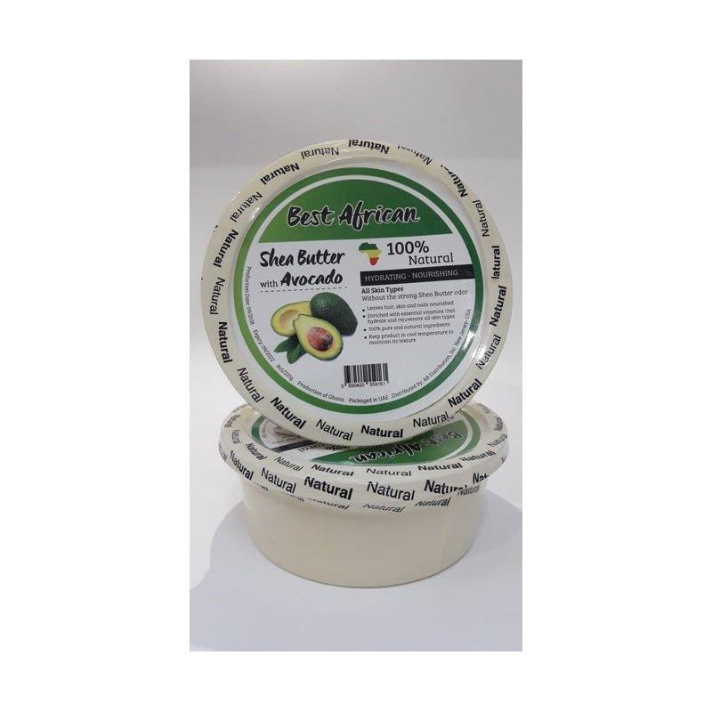 Best-African-100-Natural-Shea-Butter-With-Avocado-8Oz - African Beauty Online