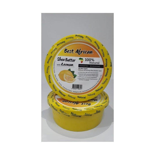 Best-African-100-Natural-Shea-Butter-With-Lemon-8Oz - African Beauty Online