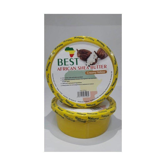 Best-African-100-Natural-Shea-Butter-Yellow-8Oz - African Beauty Online