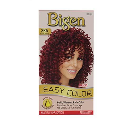 Bigen [3RA intense auburn] permanent easy color 80g - African Beauty Online