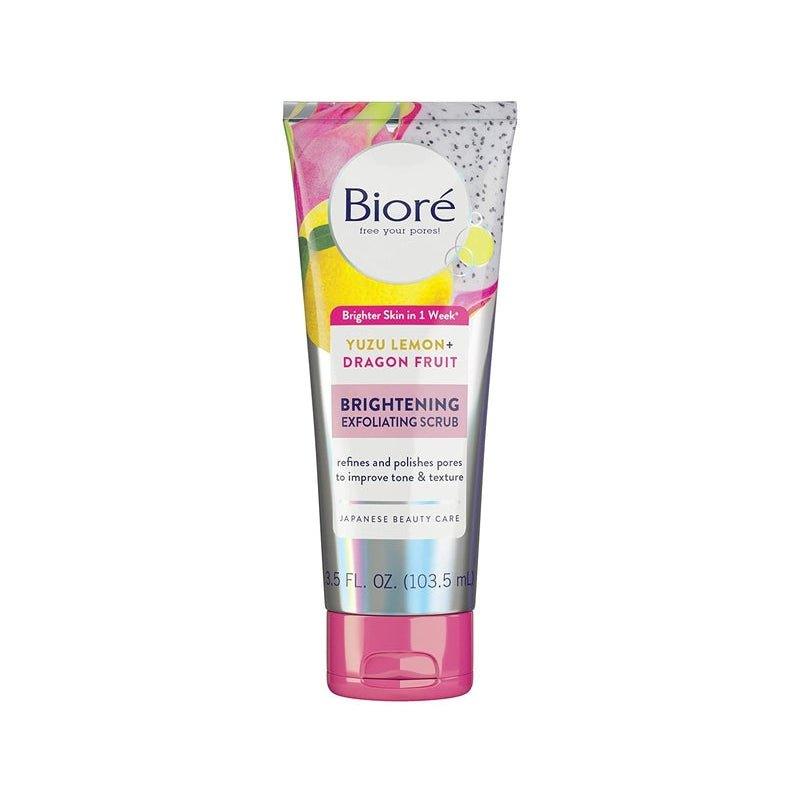 Biore-Brightening-Exfoliating-Scrub-3-5-Fluid-Ounces-To-Exfoliate-And-Even-Skin-Tone-For-All-Skin-Types - African Beauty Online