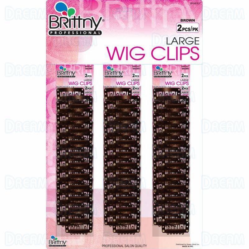 Br-Br48307-Brown-Large-Wig-Clips-2Pcs - African Beauty Online