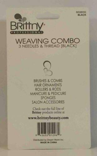 BR BR98000 Weaving black thread + 3 needles combo - African Beauty Online