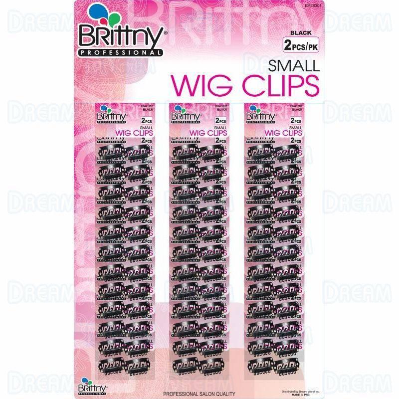 BR48302 [Black] Small 2pcs wig clips - African Beauty Online