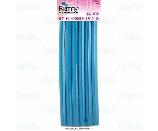 Brittny-Professional-10-Flexible-Rods-Blue-6Pcs - African Beauty Online