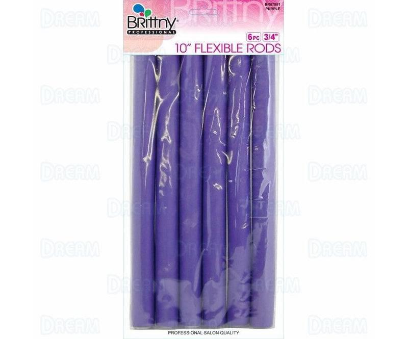 Brittny-Professional-10-Flexible-Rods-Purple-6Pcs - African Beauty Online