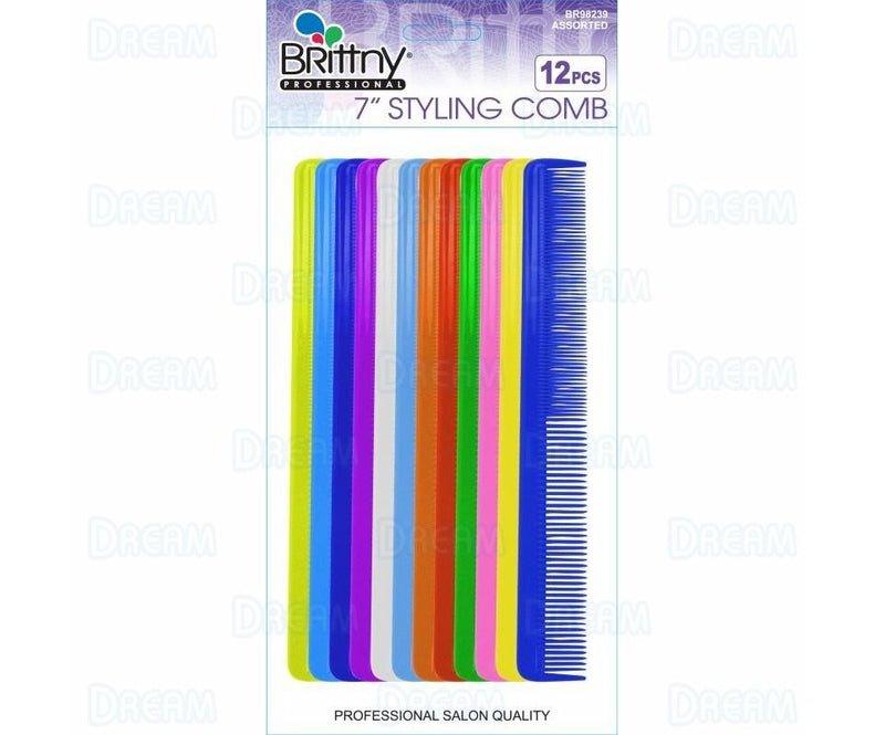 Brittny-Professional-7-Styling-Comb-12Pcs - African Beauty Online