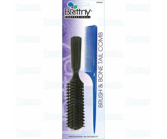 Brittny-Professional-Brush-Bone-Tail-Comb - African Beauty Online