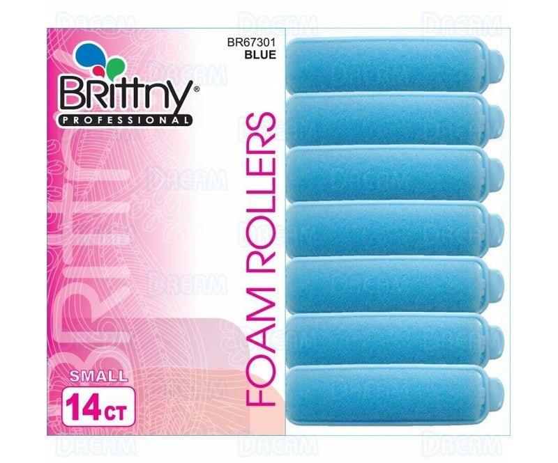 Brittny-Professional-Foam-Rollers-Blue-Small-14-Count - African Beauty Online