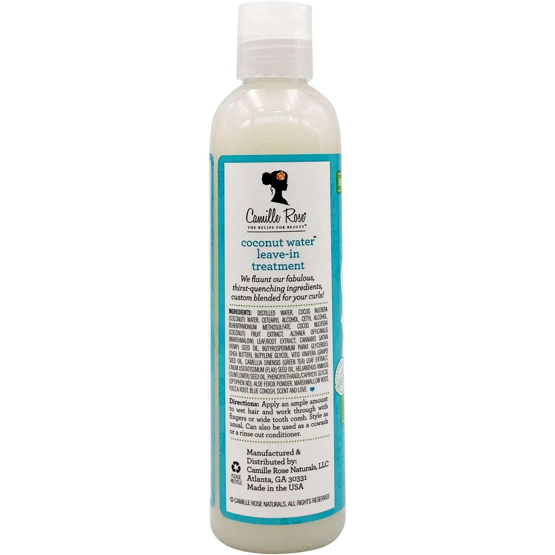 Camille Rose Coconut Water Leave-In Detangling 8oz - African Beauty Online