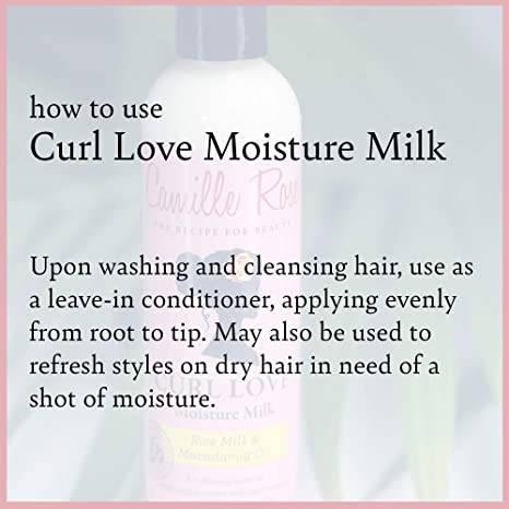 Camille Rose Curl Love Moisture Milk 8oz - African Beauty Online