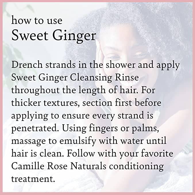 Camille Rose Sweet Ginger Cleansing Rinse 12oz - African Beauty Online