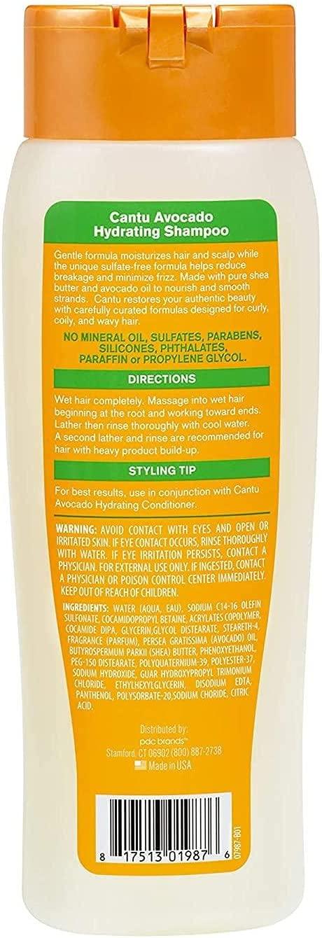 Cantu Avocado  Hydrating Shampoo 13.5oz - African Beauty Online