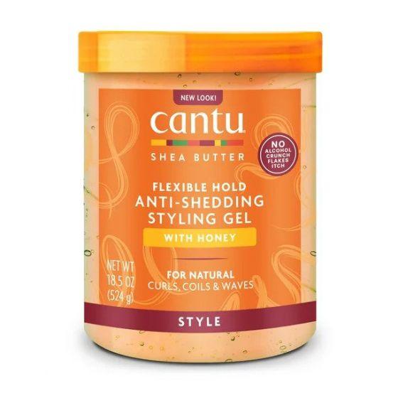 Cantu Shea Butter Anti-Shedding Styling Gel With Honey, 18.5oz (524g) - African Beauty Online