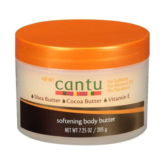 Cantu-Shea-Butter-Cocoa-Butter-Vitamin-E-Softening-Body-Butter-7-25Oz-205G - African Beauty Online