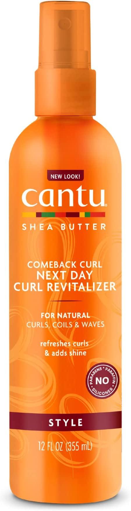 Cantu Shea Butter Comeback Curl Next Day Curl Revitalizer Spray for Natural Hair - 355 ml - African Beauty Online