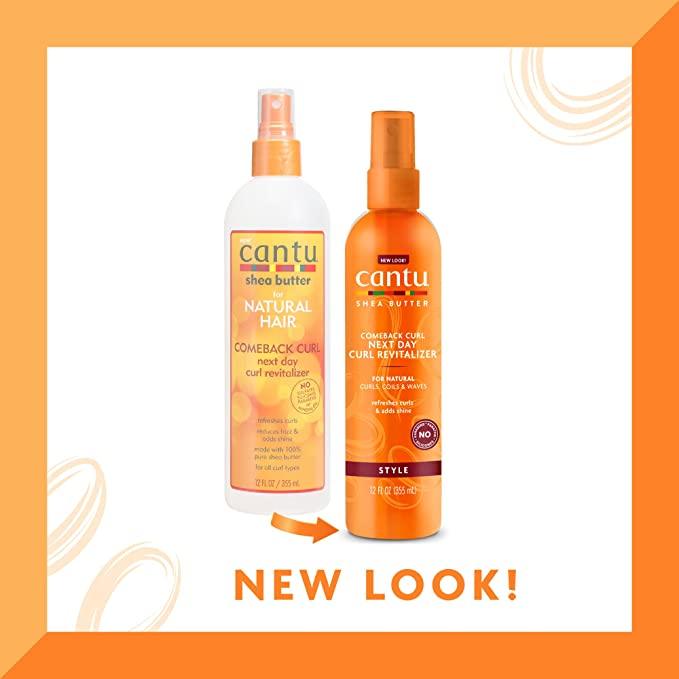 Cantu Shea Butter Comeback Curl Next Day Curl Revitalizer Spray for Natural Hair - 355 ml - African Beauty Online