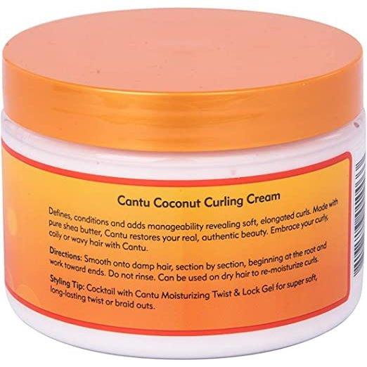 Cantu Shea Butter For Natural Hair Coconut Curling Cream, 12oz (340g) - African Beauty Online