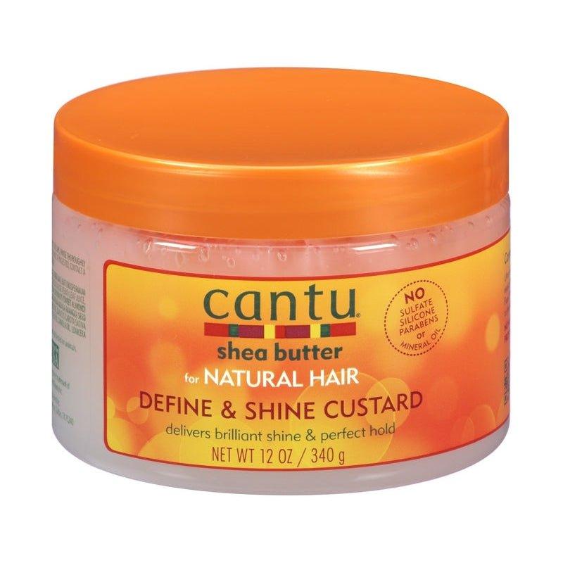 Cantu Shea Butter for Natural Hair Define & Shine Custard,12oz (340g) - African Beauty Online