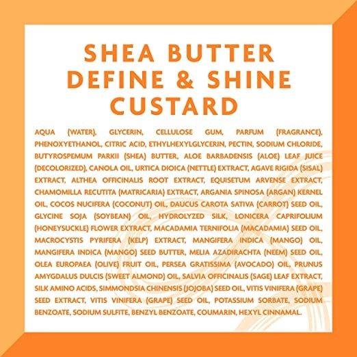 Cantu Shea Butter for Natural Hair Define & Shine Custard,12oz (340g) - African Beauty Online