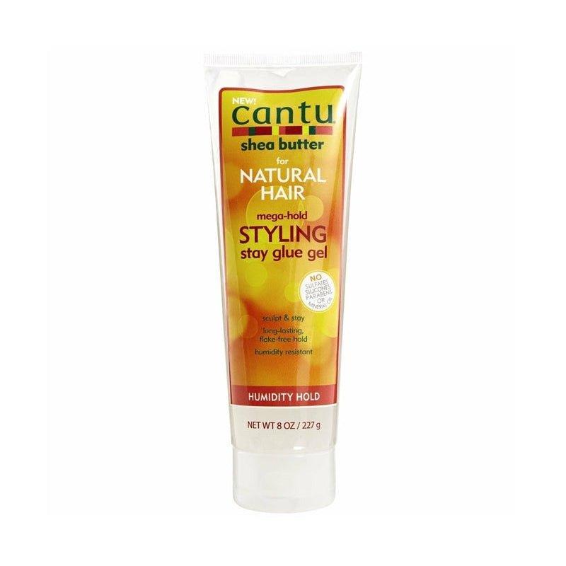 Cantu-Shea-Butter-For-Natural-Hair-Mega-Hold-Styling-Stay-Gel-8Oz-227G - African Beauty Online